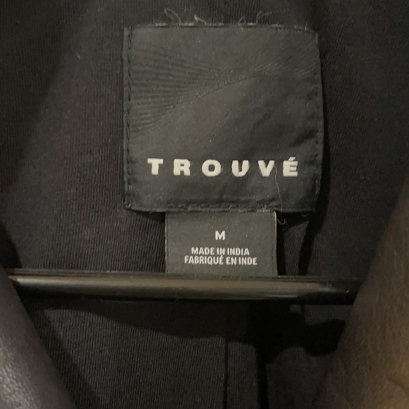 Trouve Flap Leather Jacket - Picture 3 of 4